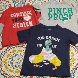 Carters Holiday Shirts
